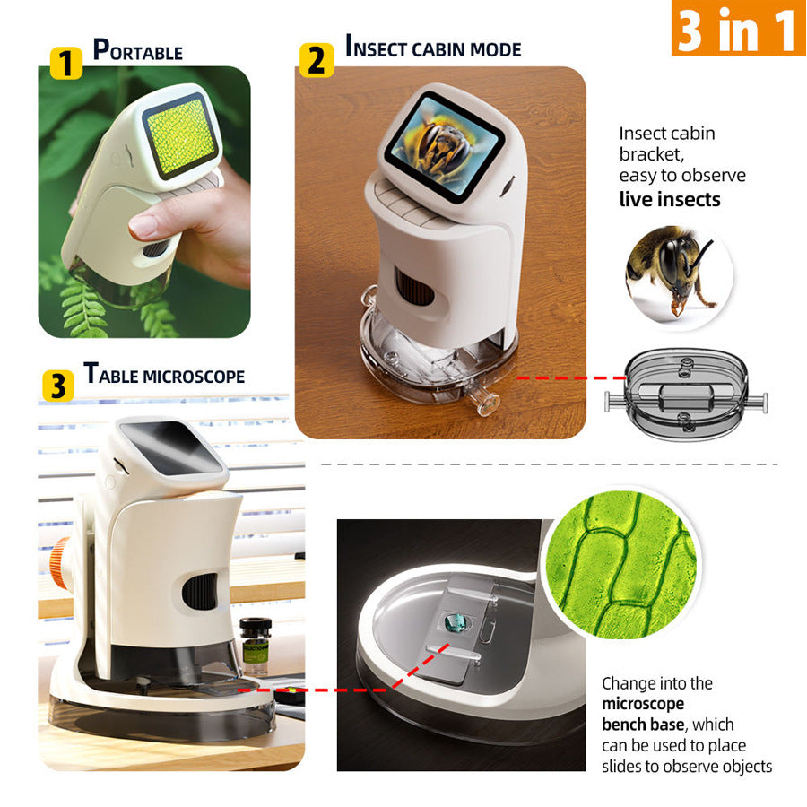 Table Microscope with Slides
