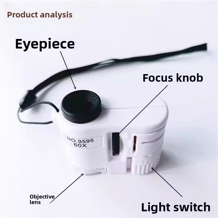 Pocket Microscope 60X Magnification